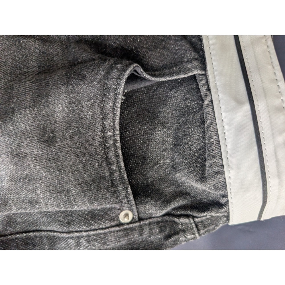 Fashion Nova Wide Leg Jeans Charcoal Wash Gray Cotton Mid Rise FN11221 Size 3 - Picture 5 of 11